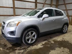 Salvage cars for sale at Columbia Station, OH auction: 2015 Chevrolet Trax LTZ