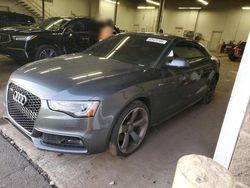 Salvage cars for sale at New Britain, CT auction: 2015 Audi S5 Premium Plus