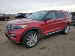 Salvage cars for sale at Greenwood, NE auction: 2023 Ford Explorer Limited