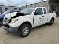 Salvage trucks for sale at Los Angeles, CA auction: 2015 Nissan Frontier S