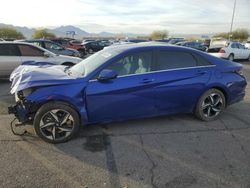 Salvage cars for sale at North Las Vegas, NV auction: 2022 Hyundai Elantra Limited