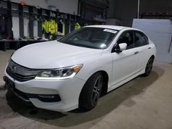 Salvage cars for sale at Candia, NH auction: 2017 Honda Accord Sport