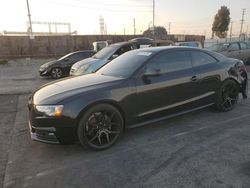 Salvage cars for sale from Copart Wilmington, CA: 2015 Audi A5 Premium Plus