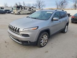 Salvage cars for sale at Bridgeton, MO auction: 2015 Jeep Cherokee Limited