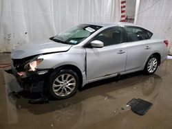 Salvage cars for sale at Central Square, NY auction: 2017 Nissan Sentra S