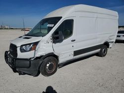 Salvage trucks for sale at New Braunfels, TX auction: 2019 Ford Transit T-350