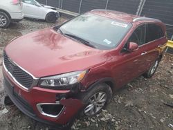 Salvage cars for sale at Waldorf, MD auction: 2016 KIA Sorento LX