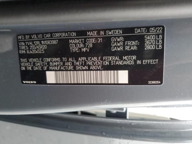 2022 Volvo XC60 B5 Inscription