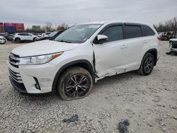 Toyota salvage cars for sale: 2017 Toyota Highlander LE