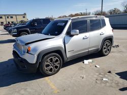 Salvage Cars with No Bids Yet For Sale at auction: 2017 Jeep Renegade Limited