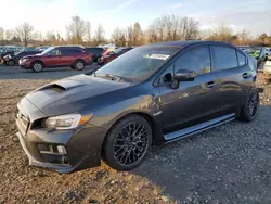 Salvage cars for sale at Portland, OR auction: 2016 Subaru WRX STI