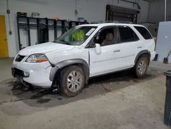 Salvage cars for sale at Candia, NH auction: 2003 Acura MDX Touring