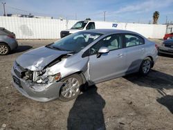 Honda salvage cars for sale: 2012 Honda Civic LX