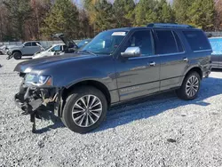 Lincoln salvage cars for sale: 2017 Lincoln Navigator Select