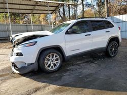 Buy Salvage Cars For Sale now at auction: 2016 Jeep Cherokee Sport