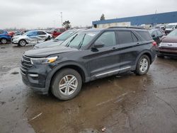 Salvage cars for sale at Woodhaven, MI auction: 2024 Ford Explorer XLT