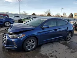 2018 Hyundai Elantra SEL en venta en Littleton, CO