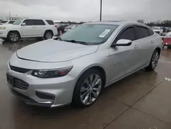 Chevrolet salvage cars for sale: 2016 Chevrolet Malibu Premier