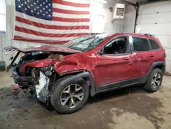 Salvage cars for sale from Copart Lyman, ME: 2014 Jeep Cherokee Trailhawk