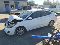 Salvage cars for sale at Midway, FL auction: 2013 Hyundai Accent GLS