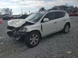 Salvage cars for sale at Mebane, NC auction: 2007 Nissan Murano SL