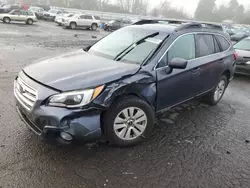 Salvage cars for sale at Portland, OR auction: 2016 Subaru Outback 2.5I Premium