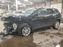 Salvage cars for sale at Blaine, MN auction: 2019 Jeep Cherokee Latitude