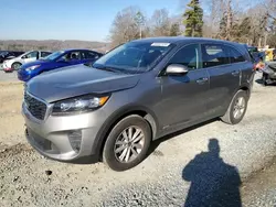 Salvage cars for sale at Concord, NC auction: 2019 KIA Sorento LX