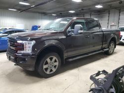 Salvage cars for sale at Franklin, WI auction: 2018 Ford F150 Supercrew