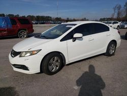 Salvage cars for sale at Dunn, NC auction: 2014 Honda Civic LX