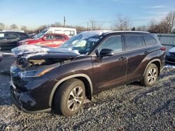 Salvage cars for sale from Copart Hillsborough, NJ: 2021 Toyota Highlander XLE