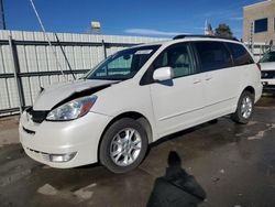 Salvage cars for sale at Littleton, CO auction: 2004 Toyota Sienna XLE