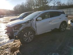 Salvage cars for sale at North Billerica, MA auction: 2020 Nissan Murano SL