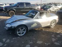 Salvage cars for sale at Indianapolis, IN auction: 2003 Mazda MX-5 Miata Base