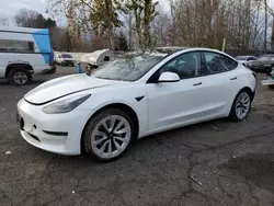 Tesla Model 3 salvage cars for sale: 2022 Tesla Model 3