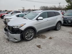 Hyundai salvage cars for sale: 2017 Hyundai Santa FE SE