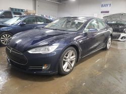 Tesla Model s salvage cars for sale: 2015 Tesla Model S 85D