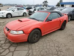 Ford Mustang GT salvage cars for sale: 2001 Ford Mustang GT