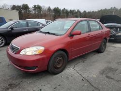 Salvage cars for sale from Copart Exeter, RI: 2008 Toyota Corolla CE