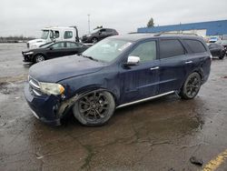 Dodge Durango Citadel Vehiculos salvage en venta: 2013 Dodge Durango Citadel