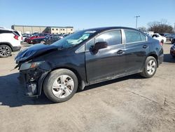 Salvage cars for sale at Wilmer, TX auction: 2015 Honda Civic LX