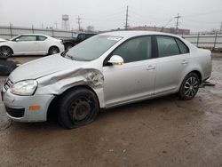 Salvage cars for sale at Chicago Heights, IL auction: 2008 Volkswagen Jetta S