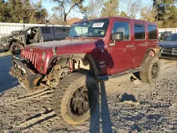 Jeep salvage cars for sale: 2012 Jeep Wrangler Unlimited Sahara