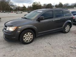 Salvage cars for sale at Madisonville, TN auction: 2017 Dodge Journey SE