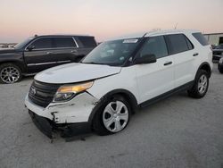 Salvage cars for sale at Kansas City, KS auction: 2015 Ford Explorer Police Interceptor