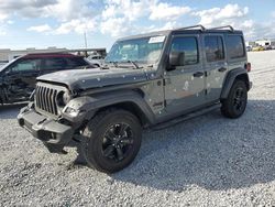 Jeep salvage cars for sale: 2020 Jeep Wrangler Unlimited Sport