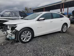 Salvage cars for sale at Riverview, FL auction: 2022 Chevrolet Malibu LT