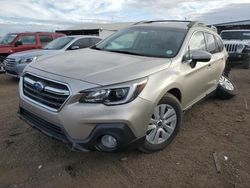 Salvage cars for sale at Brighton, CO auction: 2018 Subaru Outback 2.5I Premium