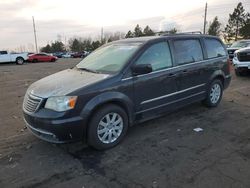 Salvage cars for sale at Denver, CO auction: 2014 Chrysler Town & Country Touring