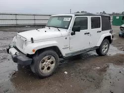 Salvage cars for sale at Fredericksburg, VA auction: 2014 Jeep Wrangler Unlimited Sahara